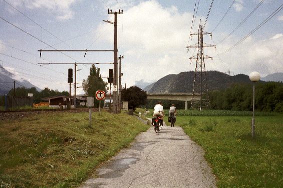 Schienen vor Innsbruck